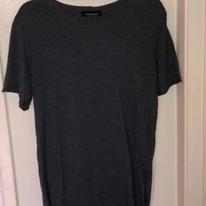Dark blue tapered shirt